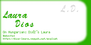 laura dios business card